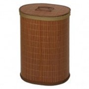 Овальная корзина для белья с крышкой - bamboo -- moeve (германия) фотография
