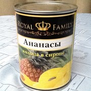 Консервированные ананасы куски и кольца 580,850, 3100 мл, город Москва, оптом.