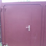 Монтаж ворот, калиток, дверей. фото