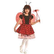 Карнавальный костюм для детей Батик Божья Коровка с крыльями детский, 28 (110 см)