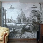 Художественная роспись стен и потолков фото