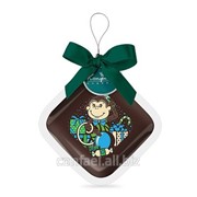 Шоколадная Елочная игрушка Обезьянка с подарками Н.ШСг489.70-по989