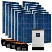 Качественная независимая солнечная электростанция  фото