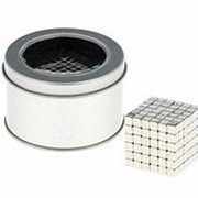 Антистресс магнит "Неокуб" 216 кубиков 0,4х0,4х0,4 см (серебро) (32731)