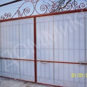 Забор металлический сварной - вариант 4 фото
