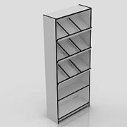 СТ-12(бук) Стеллаж (2000х850х300мм) СТ-12(бук) фото