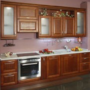 Мебель корпусная Кухни c использованием наших фасадов Черешня с фасадами ФМД3 фото