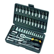 Набор бит и насадок торцевых ?“ 46шт CrV Taiwan фото