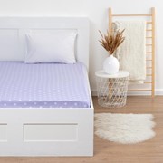 Простыня на резинке LoveLife “Нежное утро“ 200*200*25 см, 100% хлопок, поплин, 125 г/м² фото