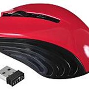 Мышь Oklick 545MW черный/красный оптическая (1600dpi) беспроводная USB (3but) фото