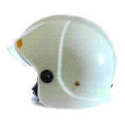 Шлем пожарного ШПМ, белый фото