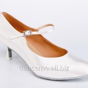 Galex Обувь женская для стандарта Кристи, белый сатин