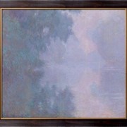 Картина Утро на Сене, 1897, Моне, Клод фотография