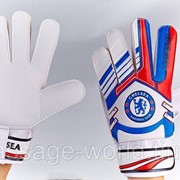 Перчатки вратарские CHELSEA (PVC, р-р 8-10, красно-синий) фото