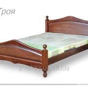 Кровать двуспальная из дуба "Троя"