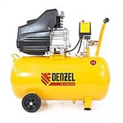 DENZEL Компрессор пневматический, 1,5 кВт, 206 л/мин, 50 л. DENZEL