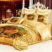 Постельное белье “Аморе Золото“ 2-х спальное фотография