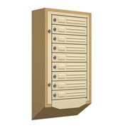 Антивандальный почтовый ящик Кварц-9, бежевый фотография