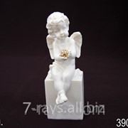 Фигурка декоративная “Ангел на кубе“ 18 см. фото