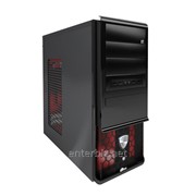 Корпус ProLogix A07B/7030 Black PBS-500W-12cm w/Red LED Fan фото