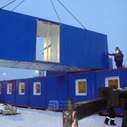 Монтаж модульных зданий фото