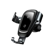 Автомобильное зарядное устройство Baseus Wireless Charger Gravity Car Mount, чёрный фото