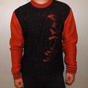 Мужской теплый свитер фото
