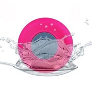 Водонепроницаемая Bluetooth колонка для душа BathBeats, розовая