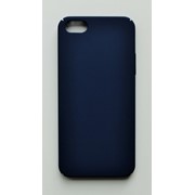Чехол на Айфон 5/5s/SE PC Soft Touch матовый Пластик Синий фотография