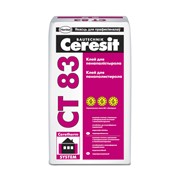 Клей для приклейки пенопласта ceresit ct 83 27кг