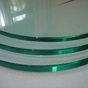 Криволинейная обработка торца стекла, зеркала 10 мм фото