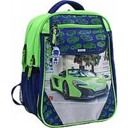 Школьный рюкзак 'Отличник' 0058070 салатовый с синим фото