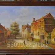 Картина “Старые голландские улочки“ 61х91, 61х51 фотография