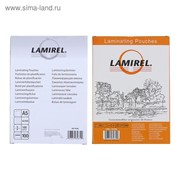 Пленка для ламинирования 100шт Lamirel А5, 100мкм фото