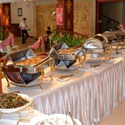 Шведский стол, китайская кухня фотография
