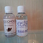 Набор для домашнего выравниания Cocochoco original 50мл и шампунь глубокой очистки Estel 50мл фото