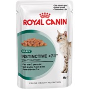 Instinctive +7 (в соусе) Royal Canin корм для взрослых кошек, от 7 лет и старше, Пакет, 12 x 0,085кг фото