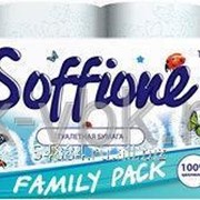 Бумага туалетная Soffione Decoro Family Pack 2сл 8 шт в упаковке 19м