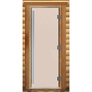 Дверь для сауны Door Wood Престиж PRO 800х2000мм, сатин, 10мм фотография