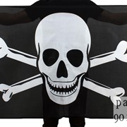 Флаг “Веселый Роджер с костями“ 90x135 см фото