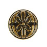 Ручка-кнопка 7160, цвет античная бронза (комплект из 4 шт.)