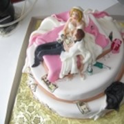 Фигурки на свадебный торт, украшения для торта, фигурки Жениха и Невесты, жених и невеста, фигурки на торт. фото