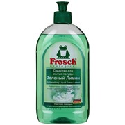 Жидкость Frosch для мытья посуды зеленый Лимон 500мл ua