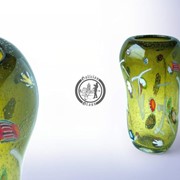 Функционально-декоративная ваза из стекла, ручной работы. Артикул 0304_3 фото