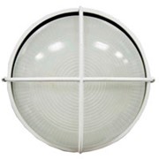 Светильник НПБ 1308 белый/круг реш.крупная 60Вт (ИЭК) фотография