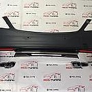 Задний бампер с диффузором и насадками Mercedes S-class S63 AMG w222 фото