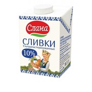 Сливки ультрапастеризованное “СЛАНА“ фото