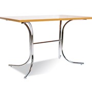 Стол на металлокаркасе ROZANA Duo chrome, мебель на заказ, Житомир фото