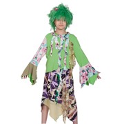Карнавальный костюм для детей Карнавалофф Кикимора болотная детский, M (128-134 см) фотография
