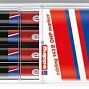 Набор маркеров для проекторных пленок, 1-3 мм, 4 цвета в наборе Ассорти фото